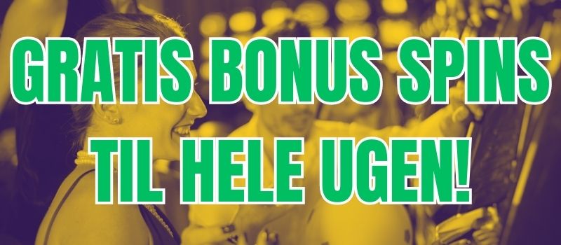 Find dagens free spins og spil gratis på de sjove spilleautomater.